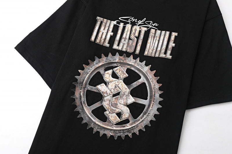 The Last Mile Oversized T-Shirt — Black — vista 3