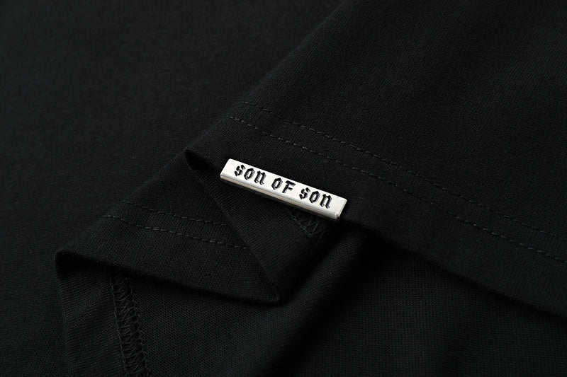 FAST N' SOFS Oversized Tee — Black / Orange — vista 13