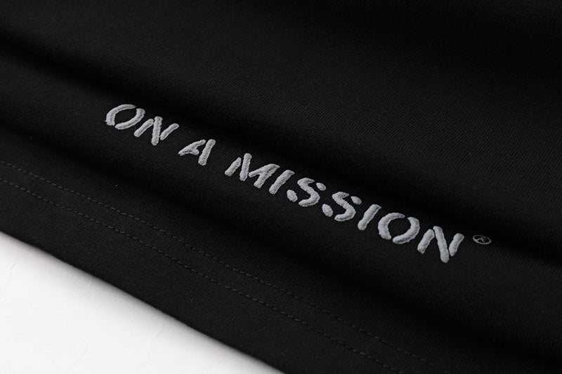 FAST N' SOFS Oversized Tee — Black / Orange — vista 8