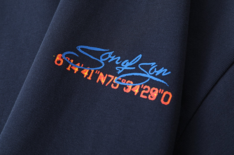 The Last Race Oversized T-Shirt — Blue — vista 4