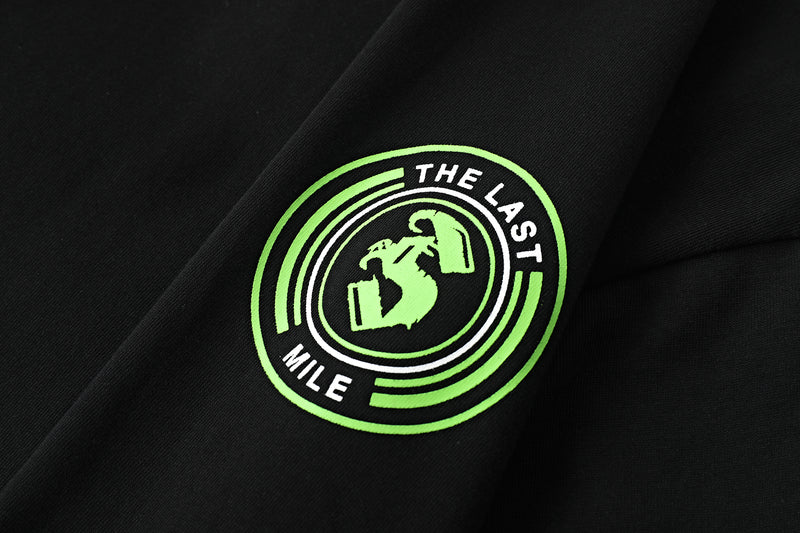 FAST N' SOFS Oversized Tee — Black / Green — vista 7