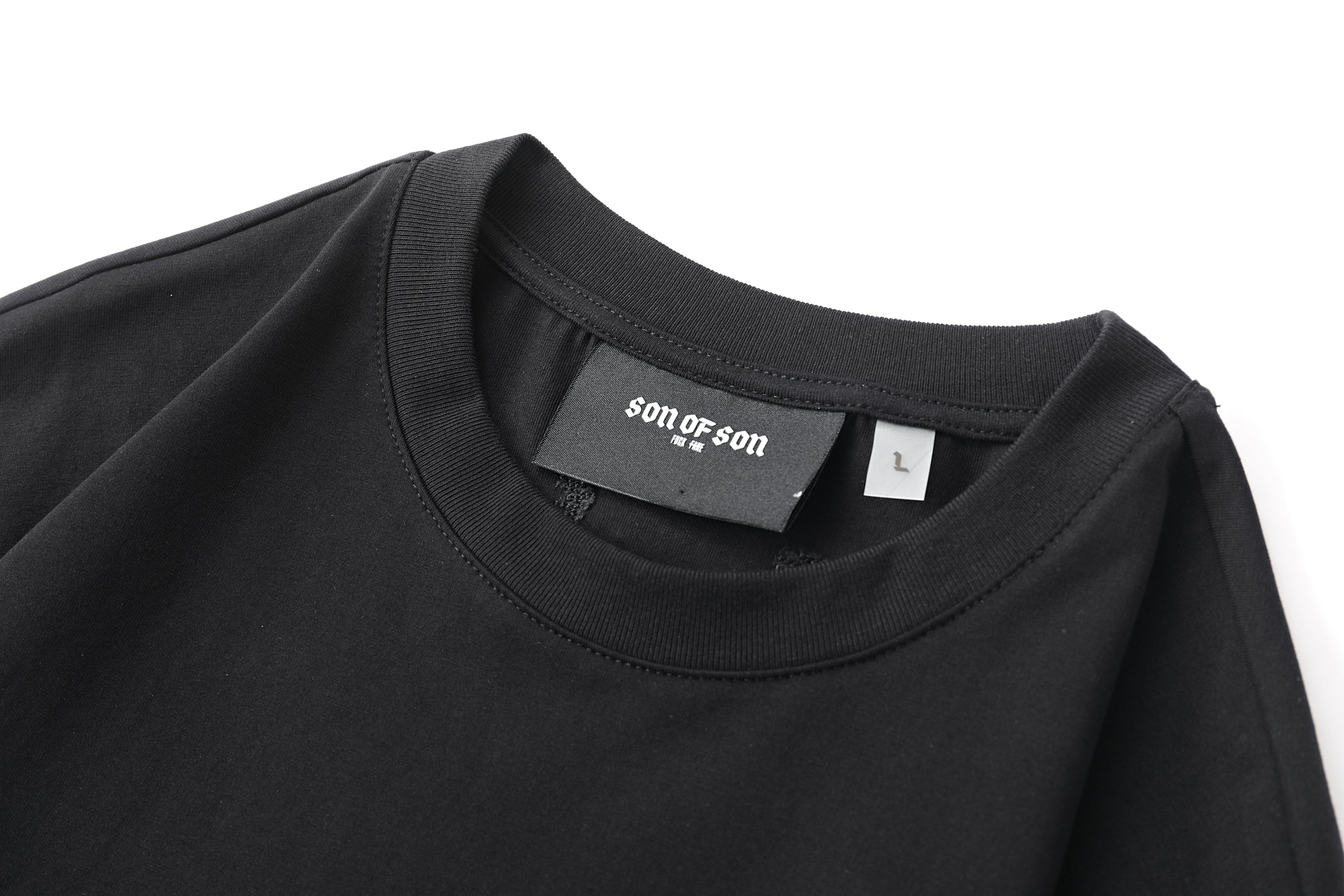 Regular fit black sofs classic racing