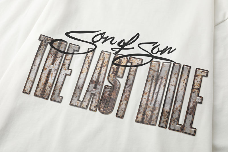 The Last Mile Oversized T-Shirt — White — vista 4