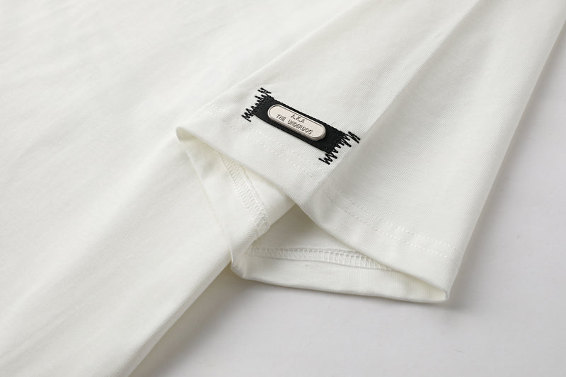 Echoes Of Ancients Oversized T-Shirt — White — vista 10