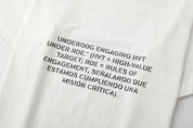 Regular fit white critical mission