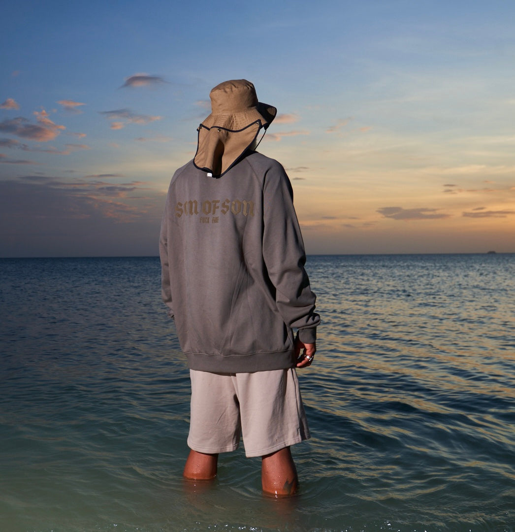 SOFS Oversized Crewneck — Brown — vista 2