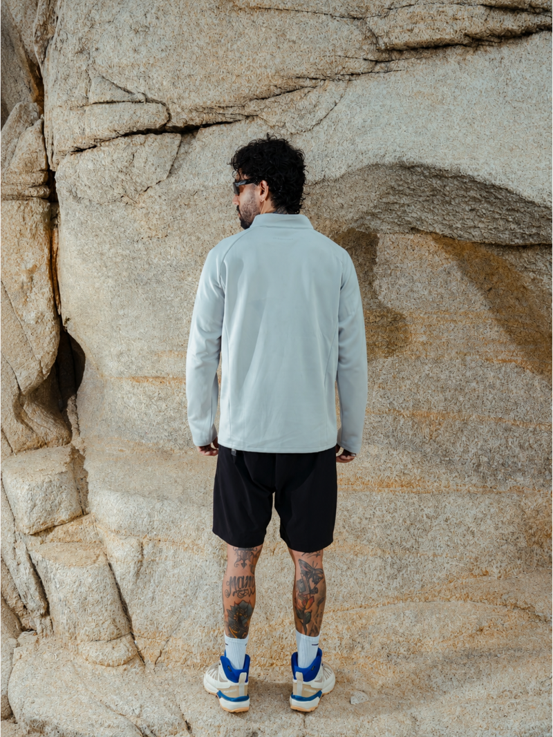 Pulse Quarter Zip — Grey