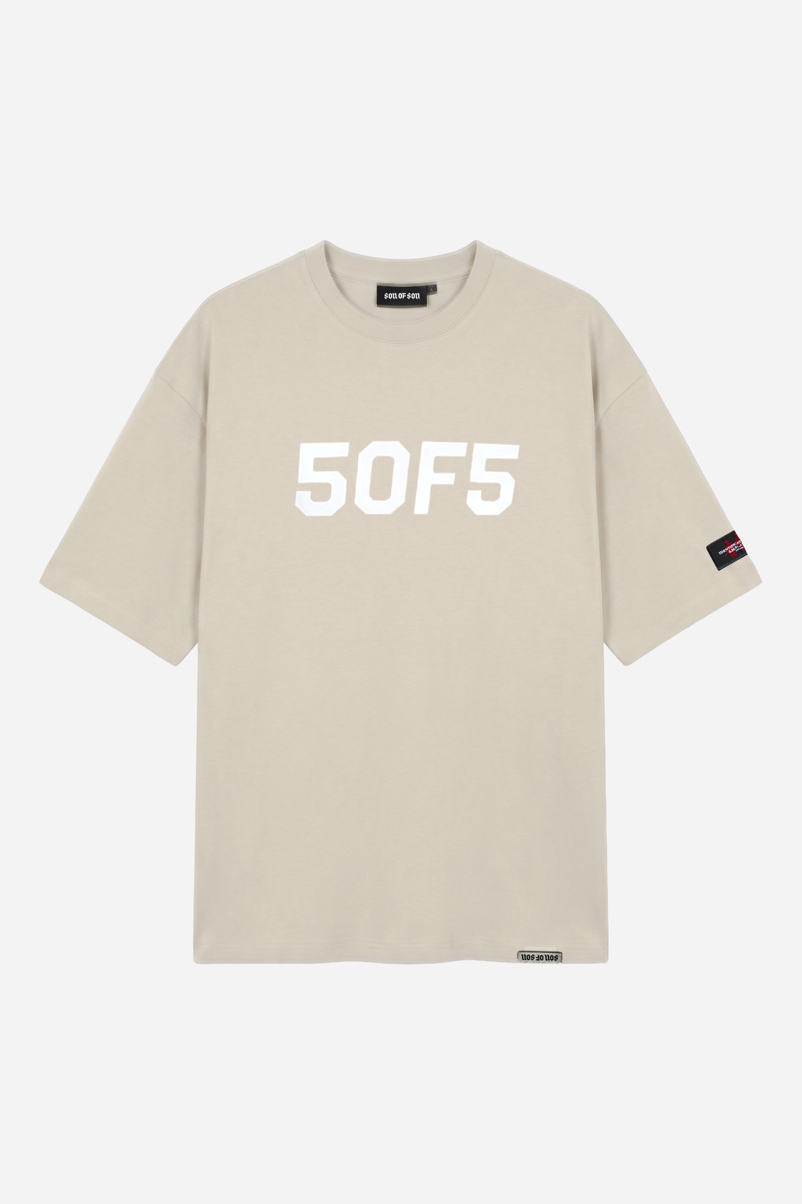 50F5 Oversized Tee — Beige