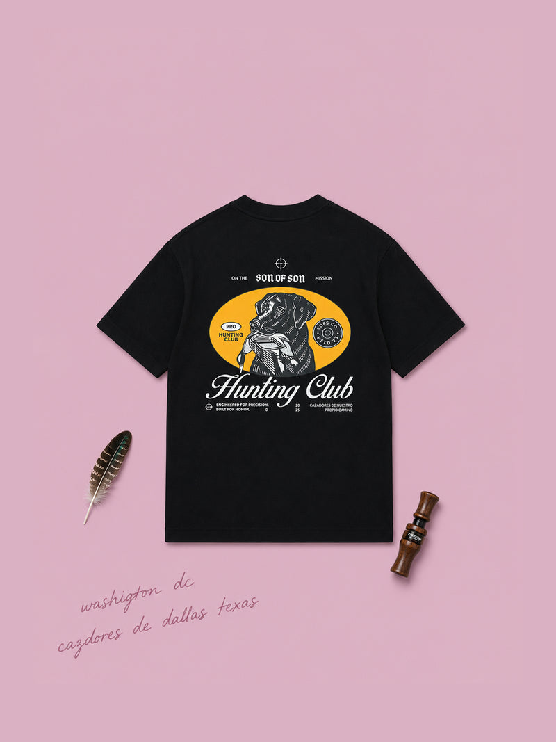 Hunting Club Regular T-Shirt — Black