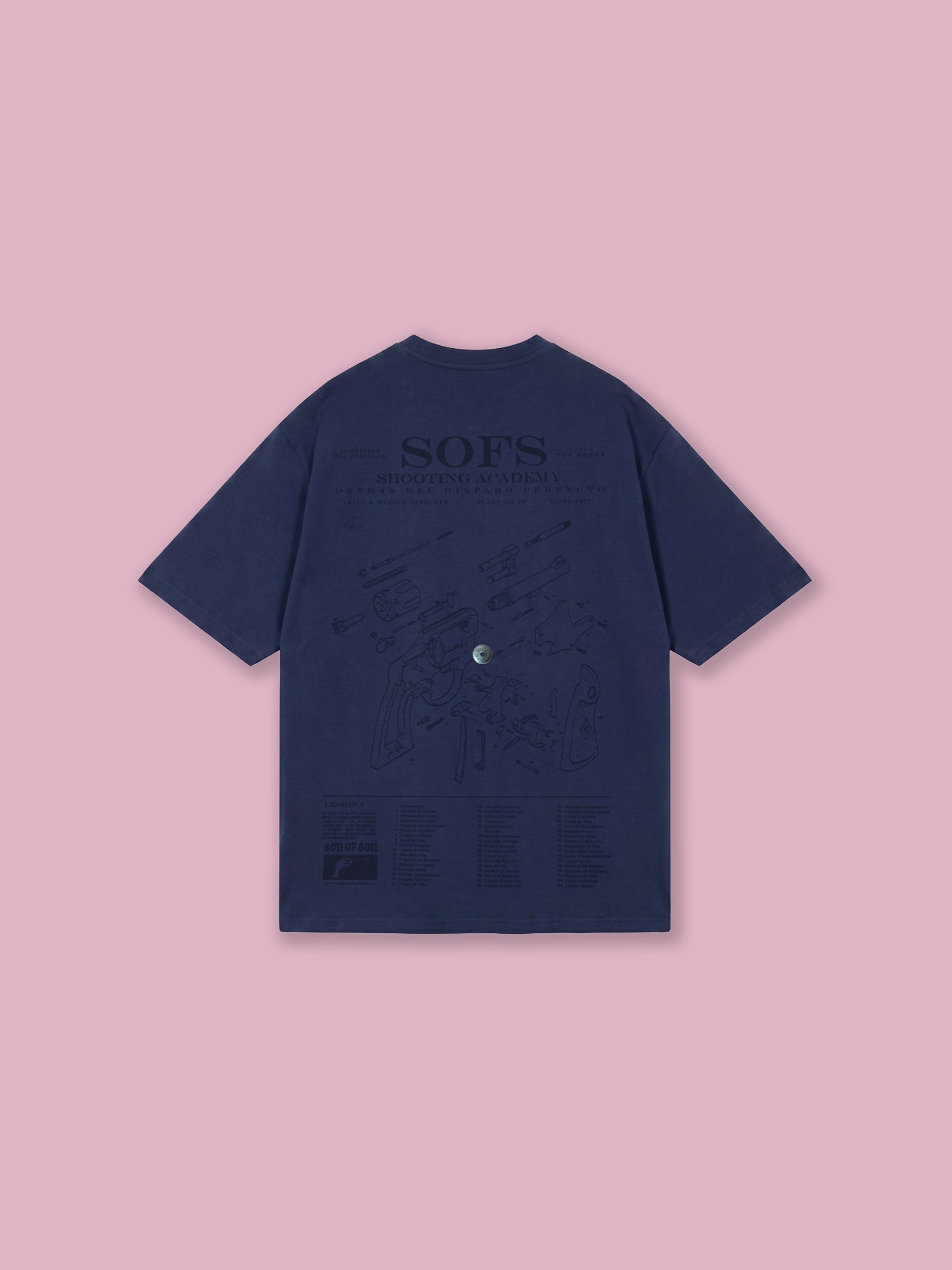SOFS Academy Oversized T-Shirt — Washed Blue