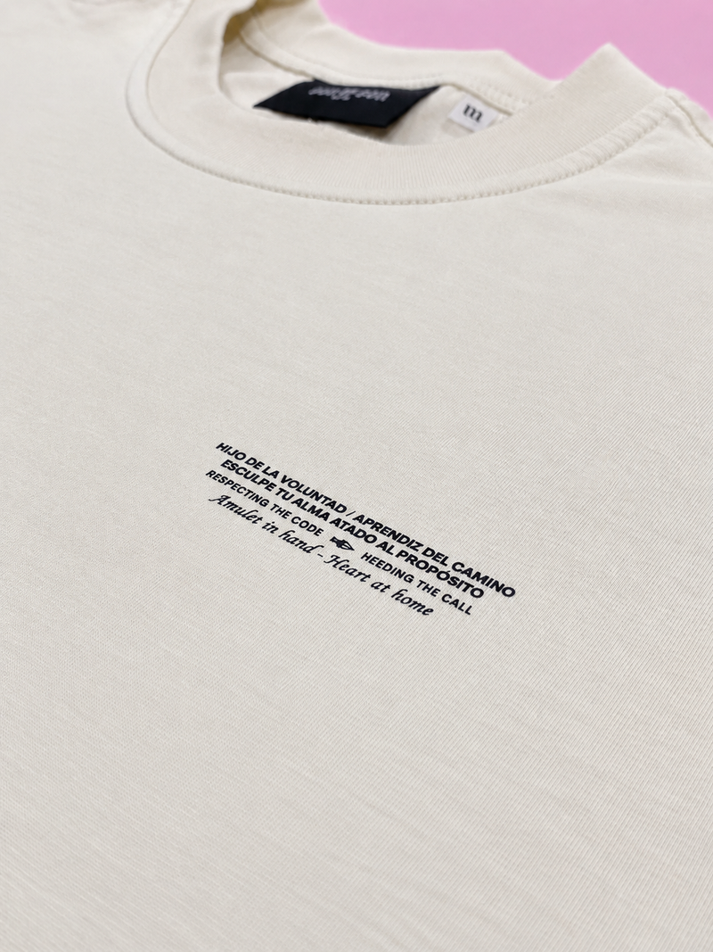 Oath Oversized T-Shirt — Cream