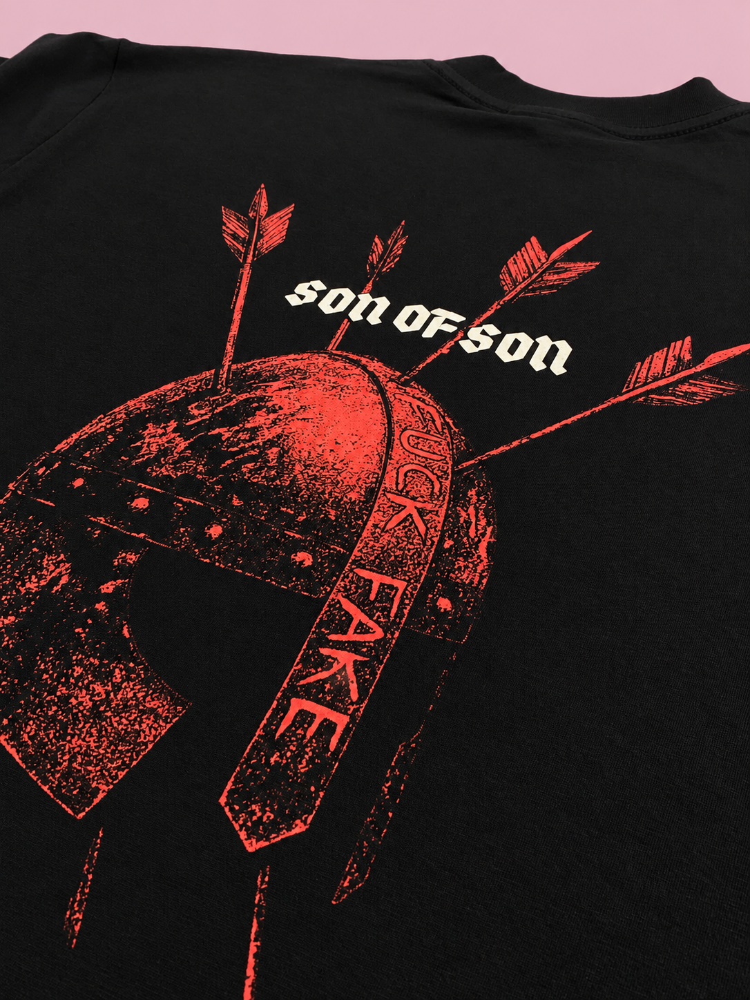 Scar Oversized T-Shirt — Black