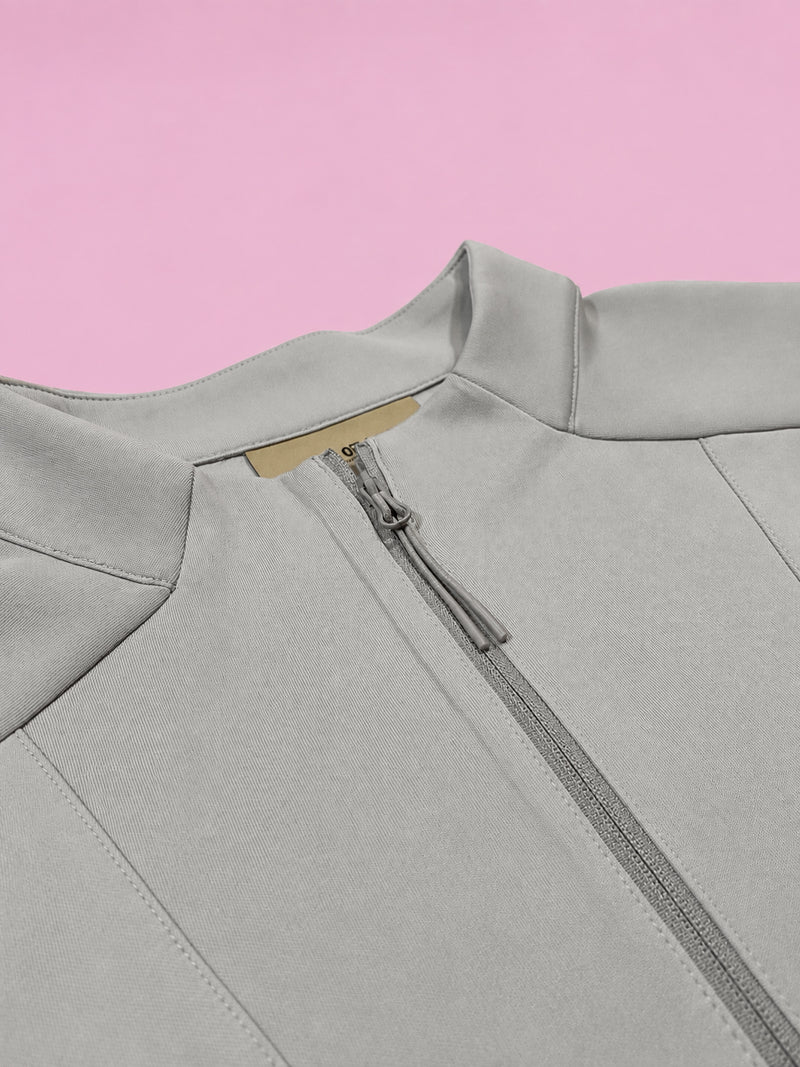 Pulse Quarter Zip — Grey