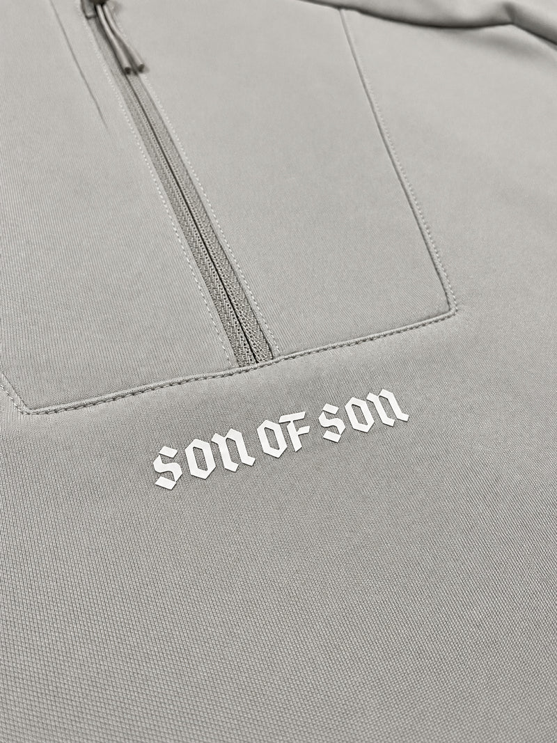 Pulse Quarter Zip — Grey