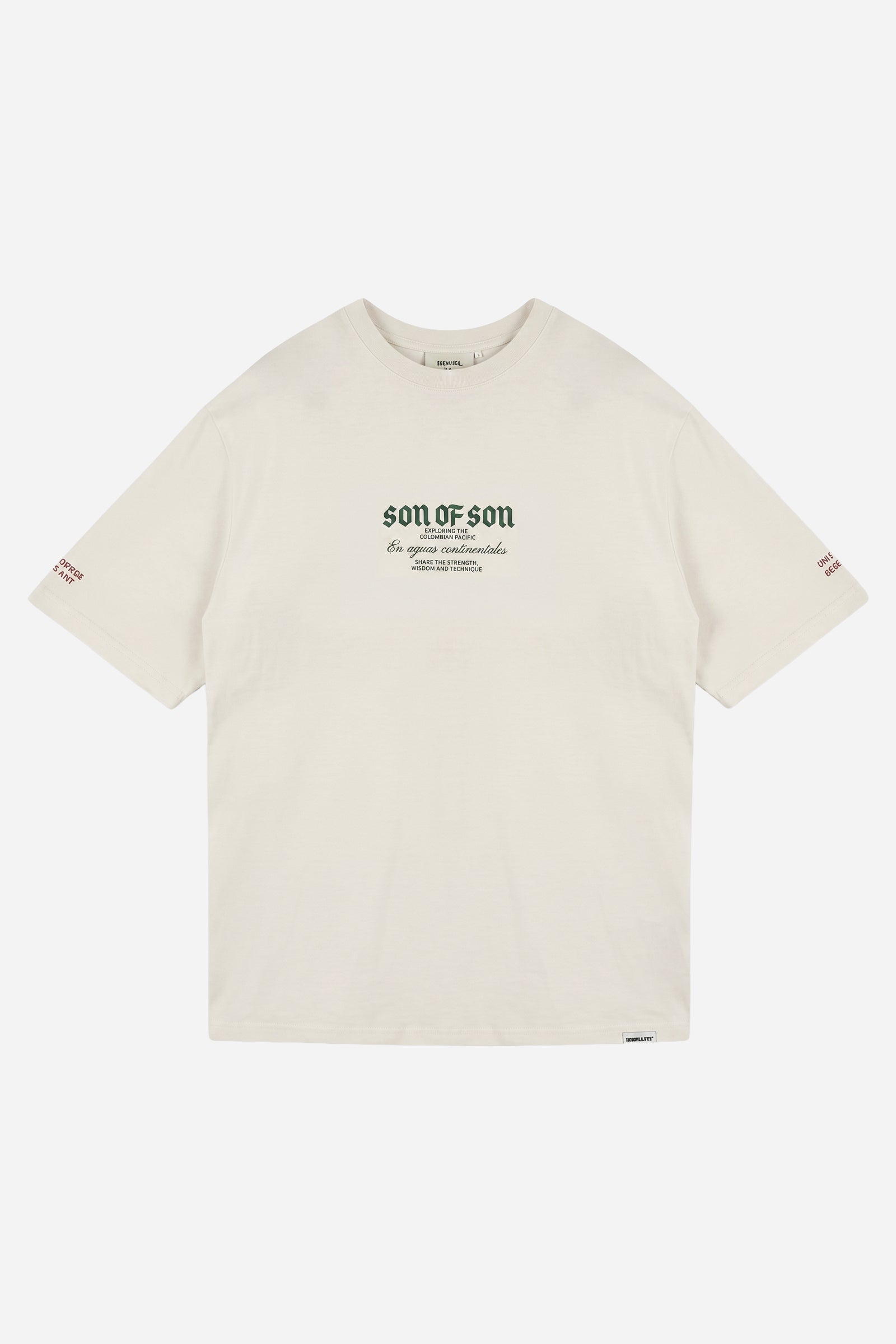 Colombian Pacific Oversized Tee — Cream