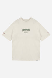 Colombian Pacific Oversized Tee — Cream