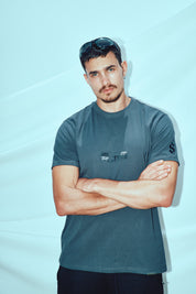 Regular fit dark grey son of two times