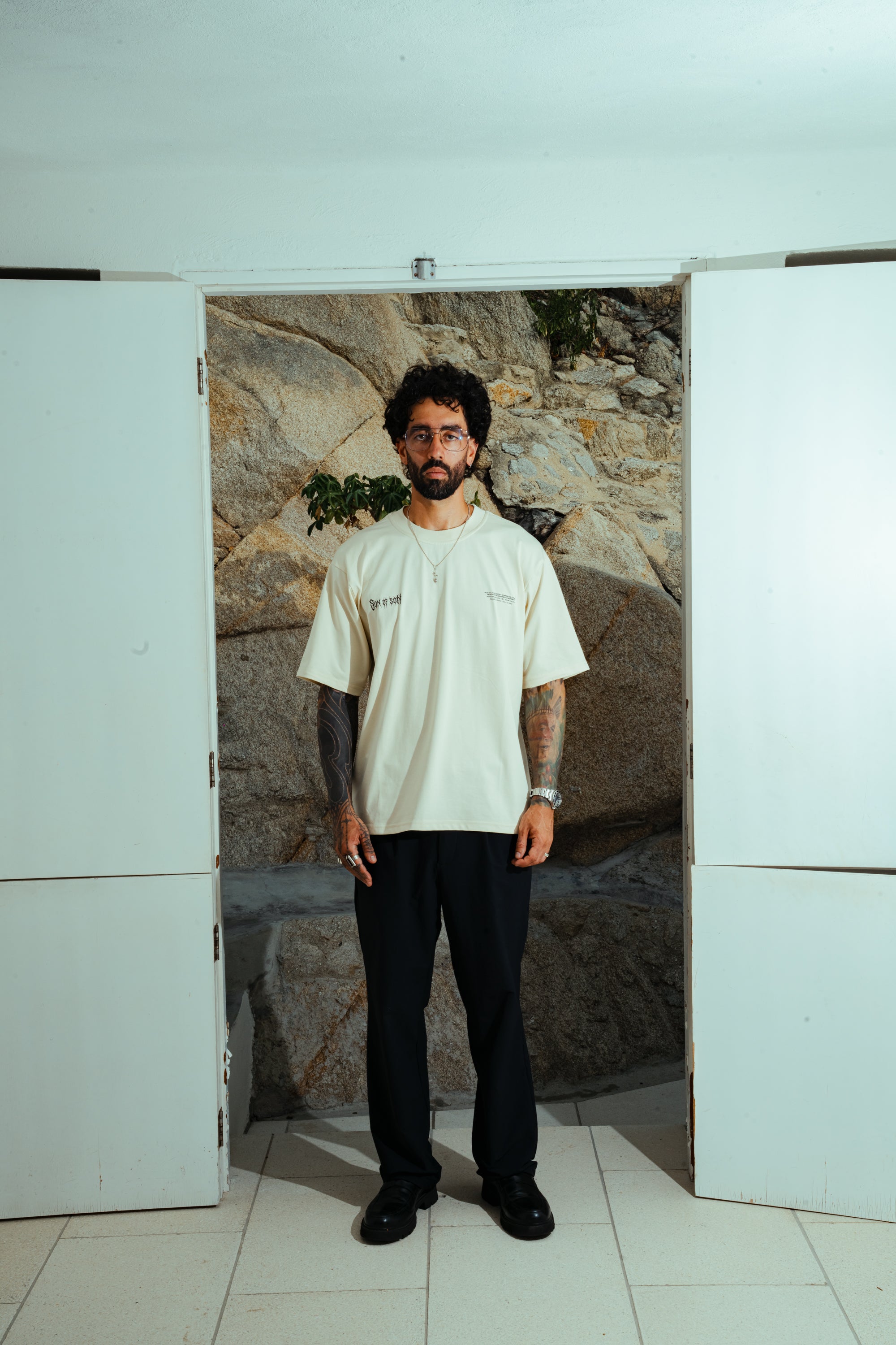 Oath Oversized T-Shirt — Cream