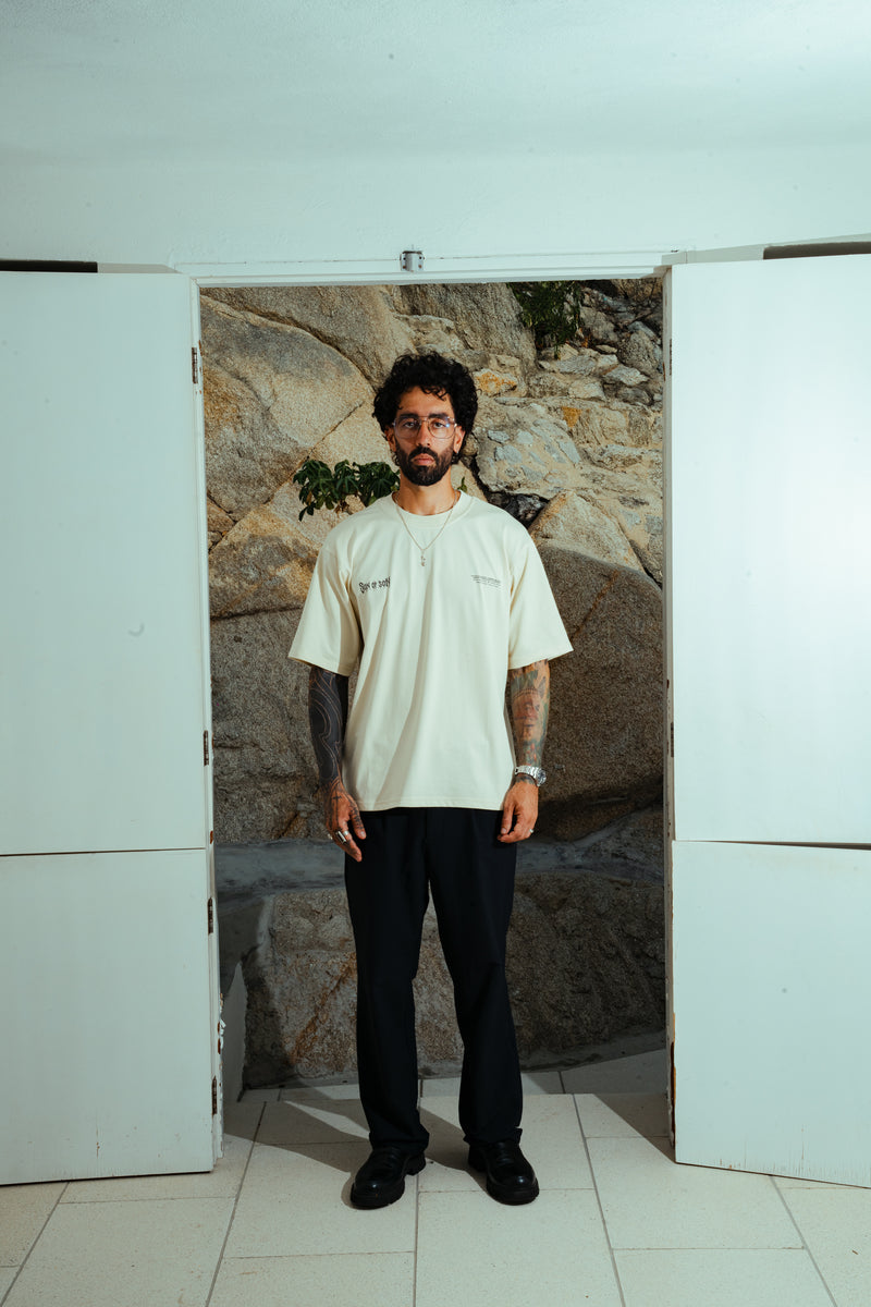 Oath Oversized T-Shirt — Cream