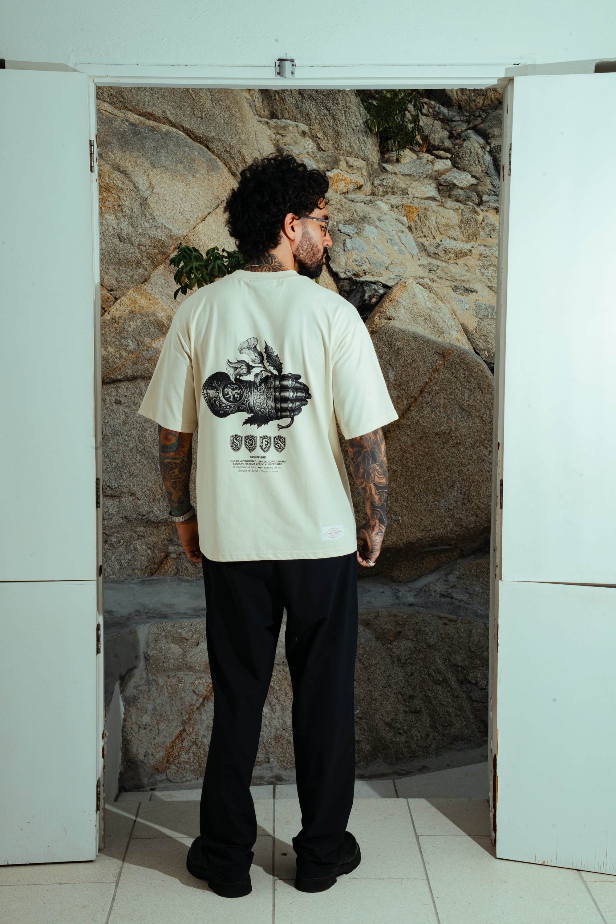 Oath Oversized T-Shirt — Cream