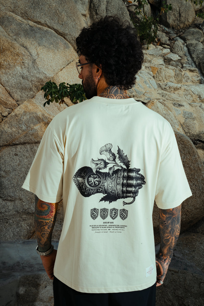 Oath Oversized T-Shirt — Cream