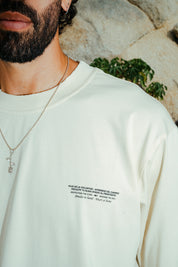 Oath Oversized T-Shirt — Cream
