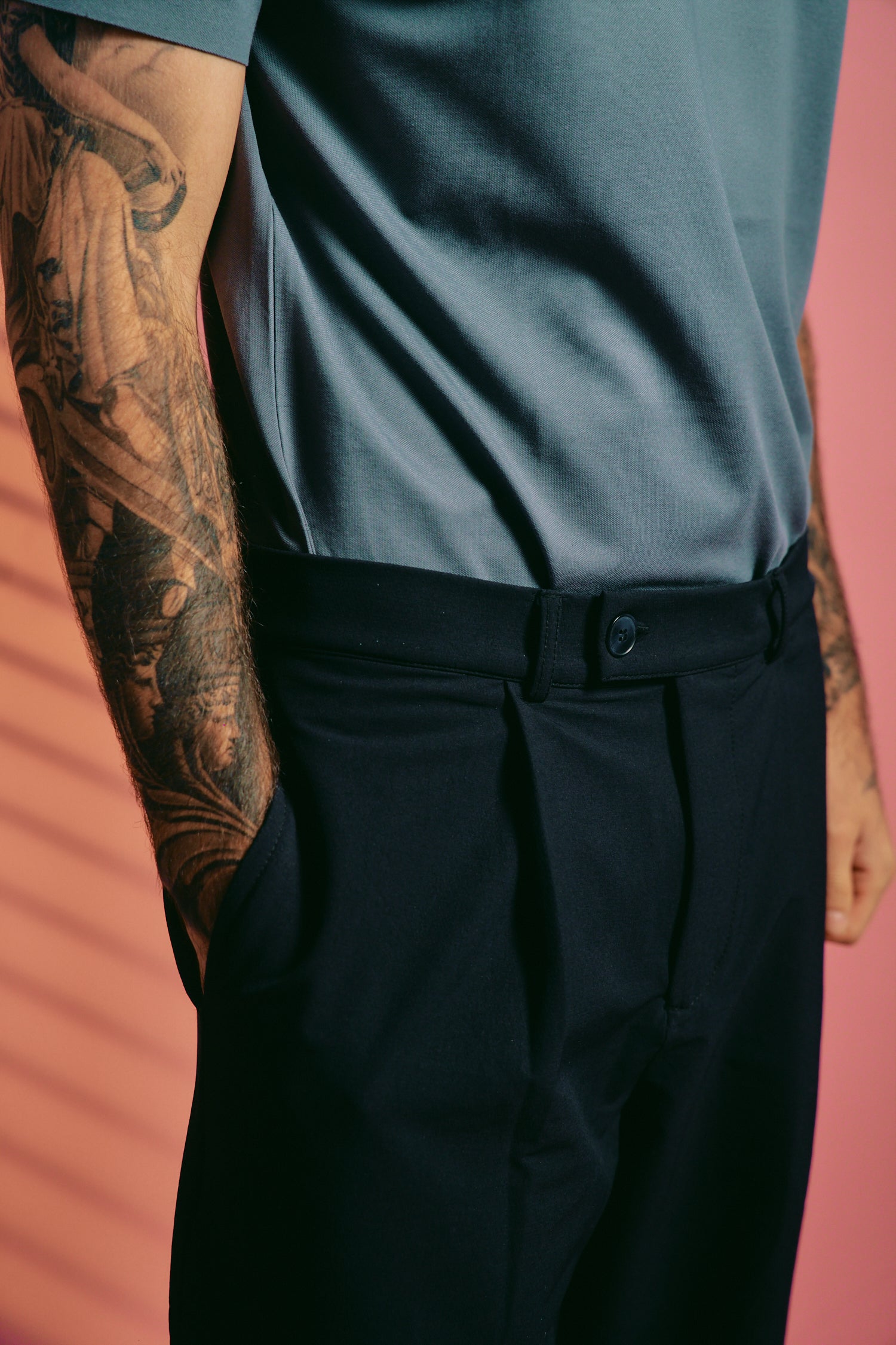 Succession Tailored Pant — Black