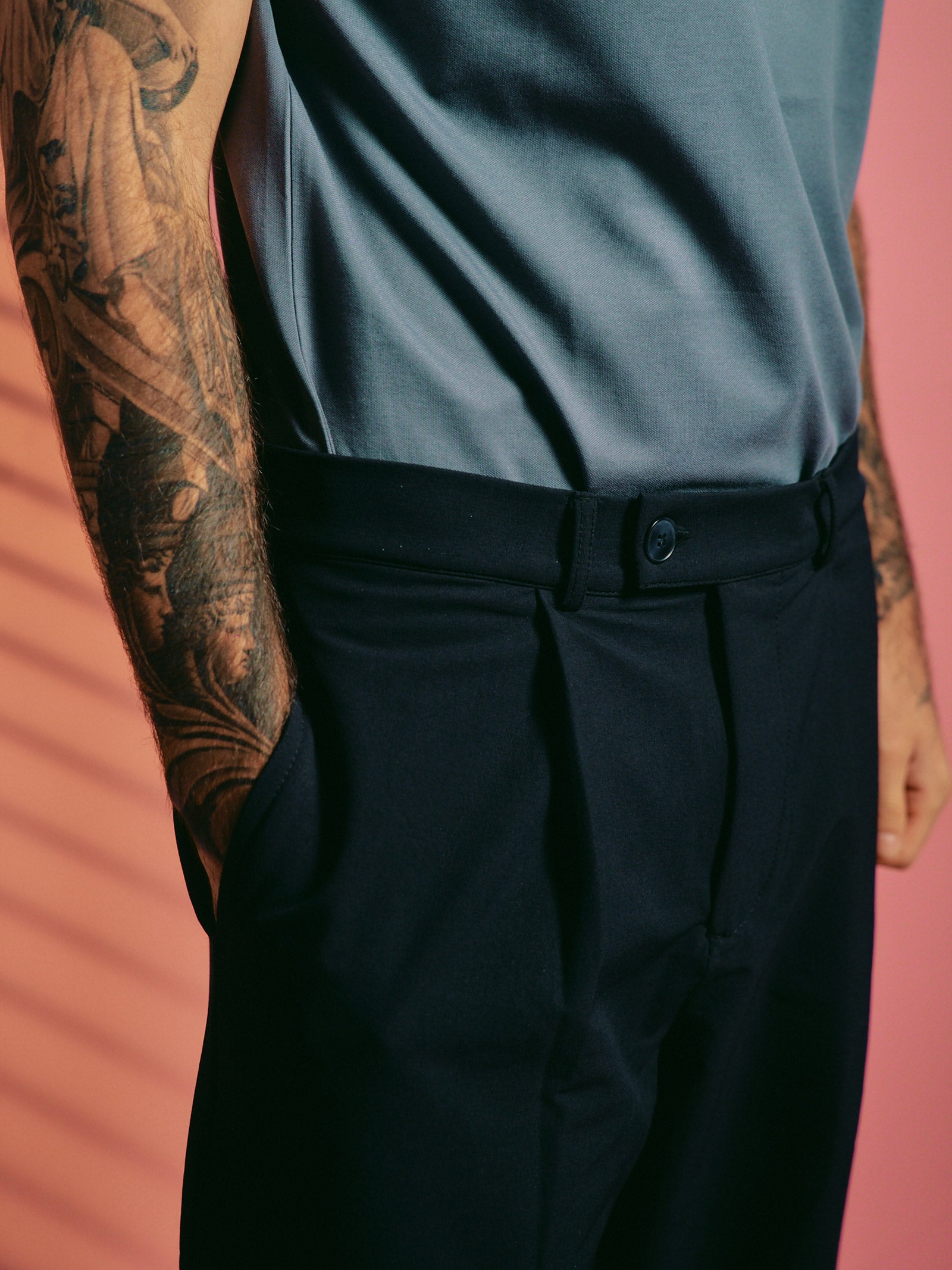 Succession Tailored Pant — Black
