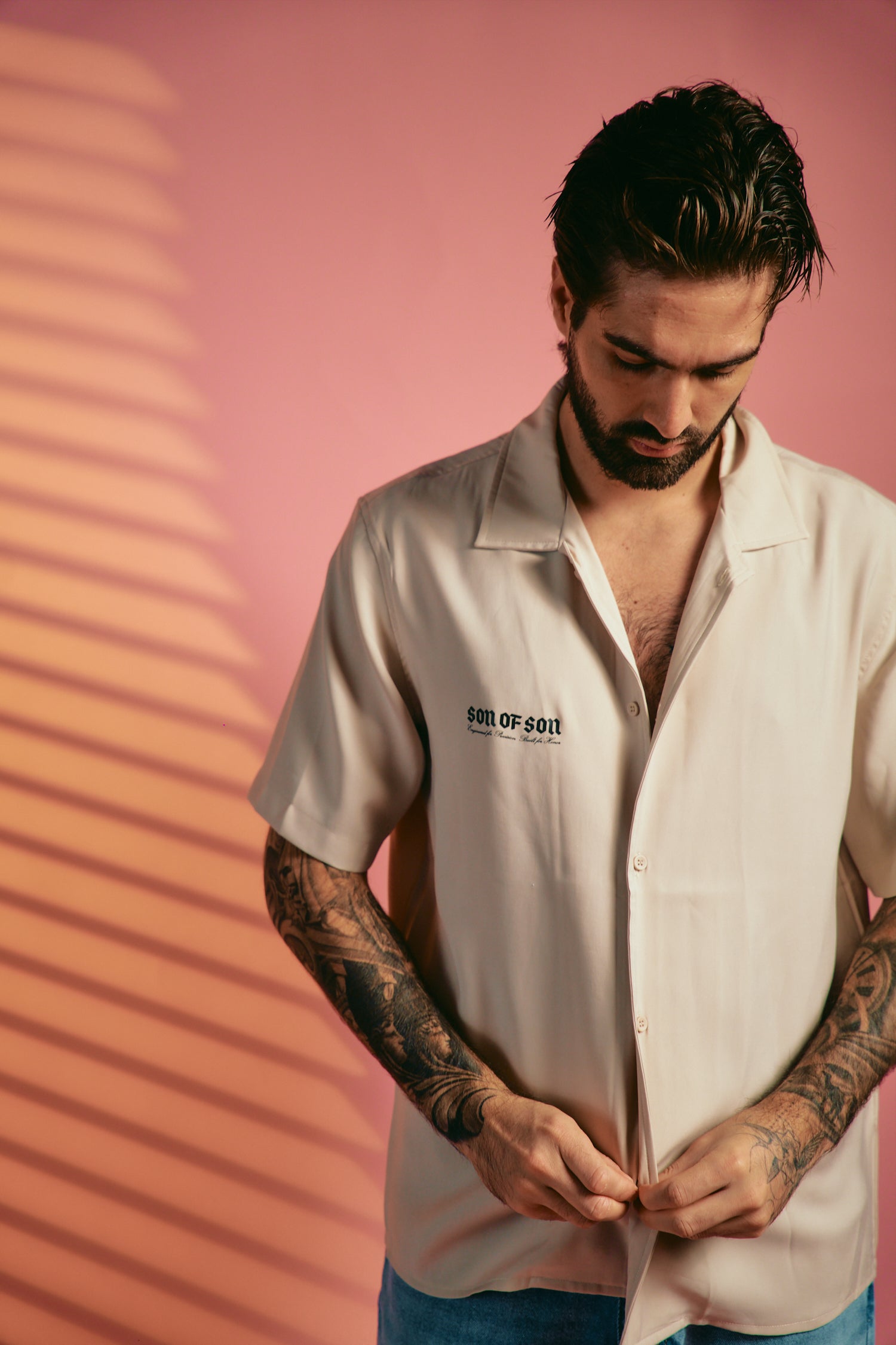 Kindred Camp Shirt — Beige