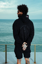 Temper Oversized Hoodie — Black