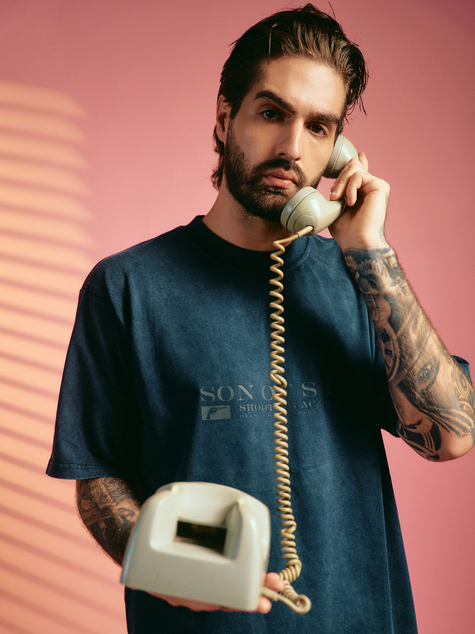 SOFS Academy Oversized T-Shirt — Washed Blue