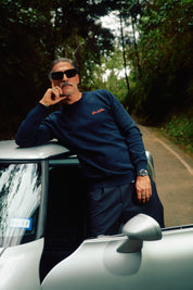 Patriarch Knit Sweater — Blue Navy