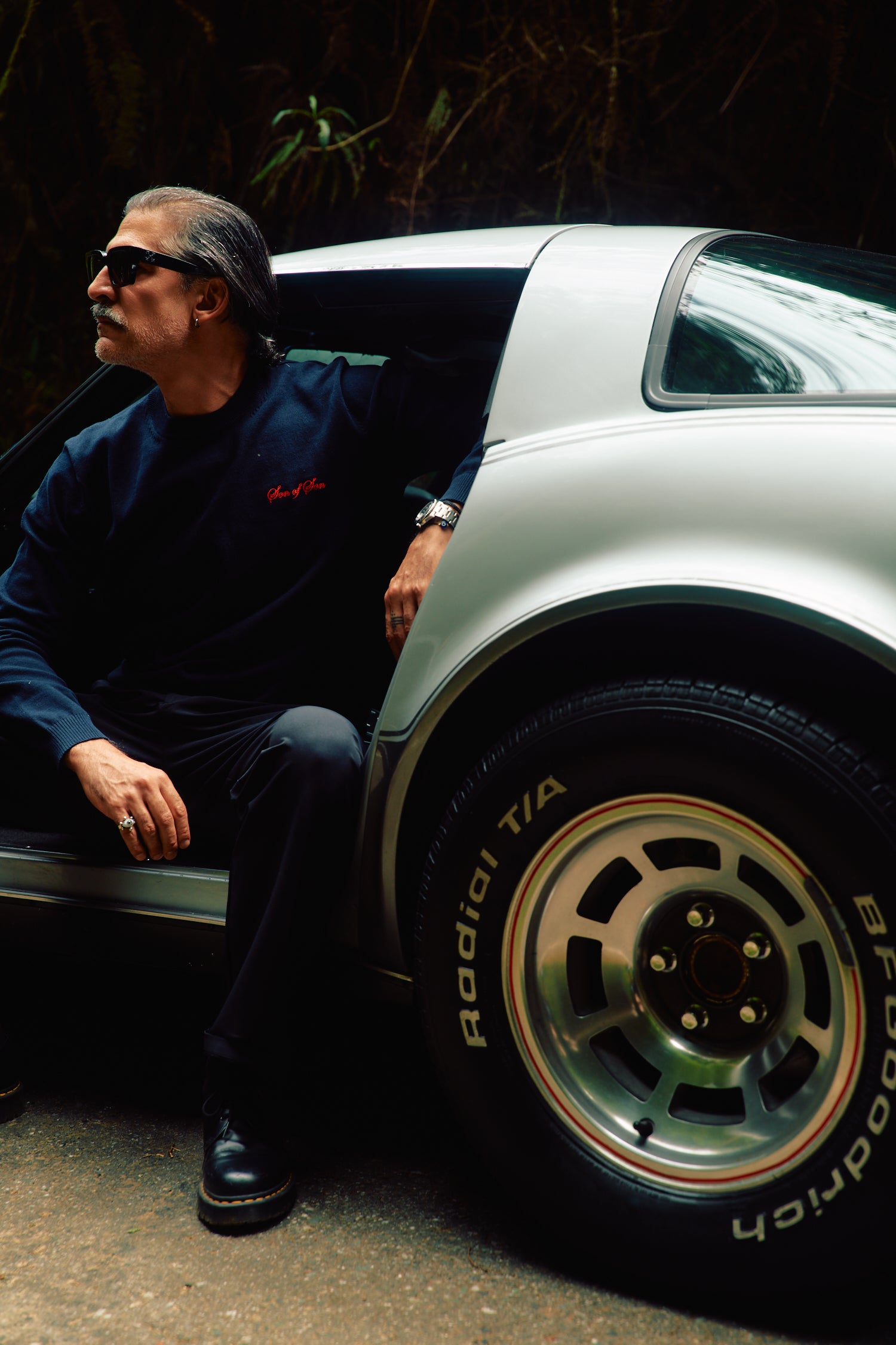 Patriarch Knit Sweater — Blue Navy