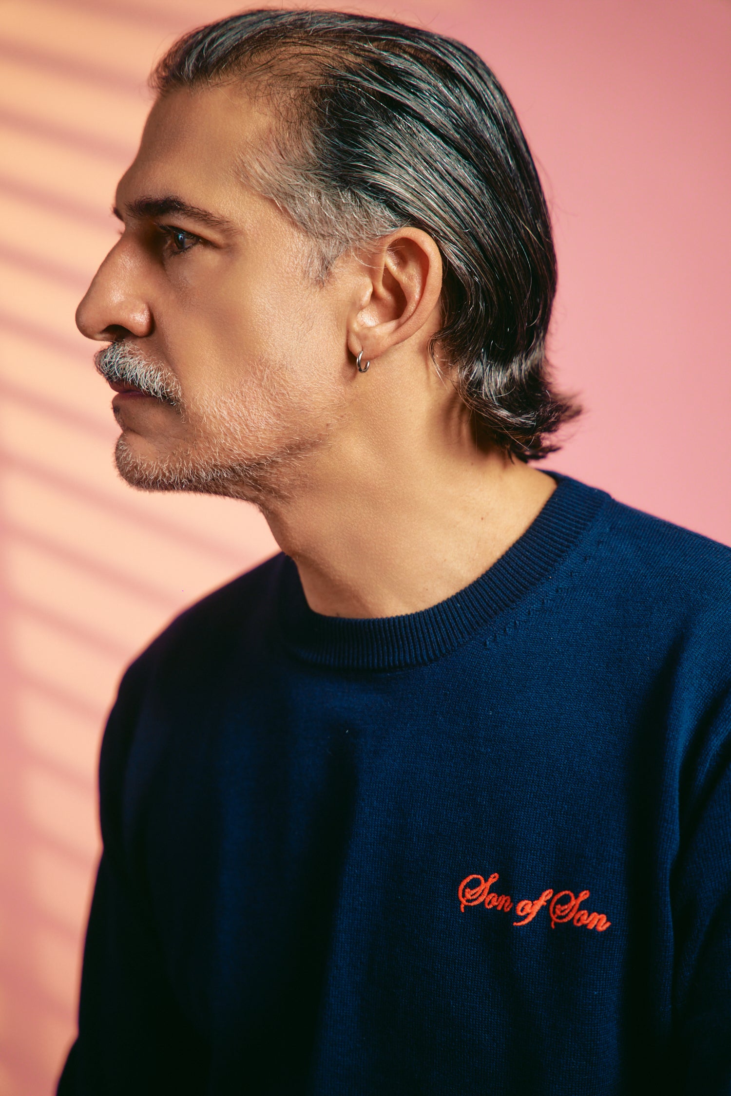 Patriarch Knit Sweater — Blue Navy