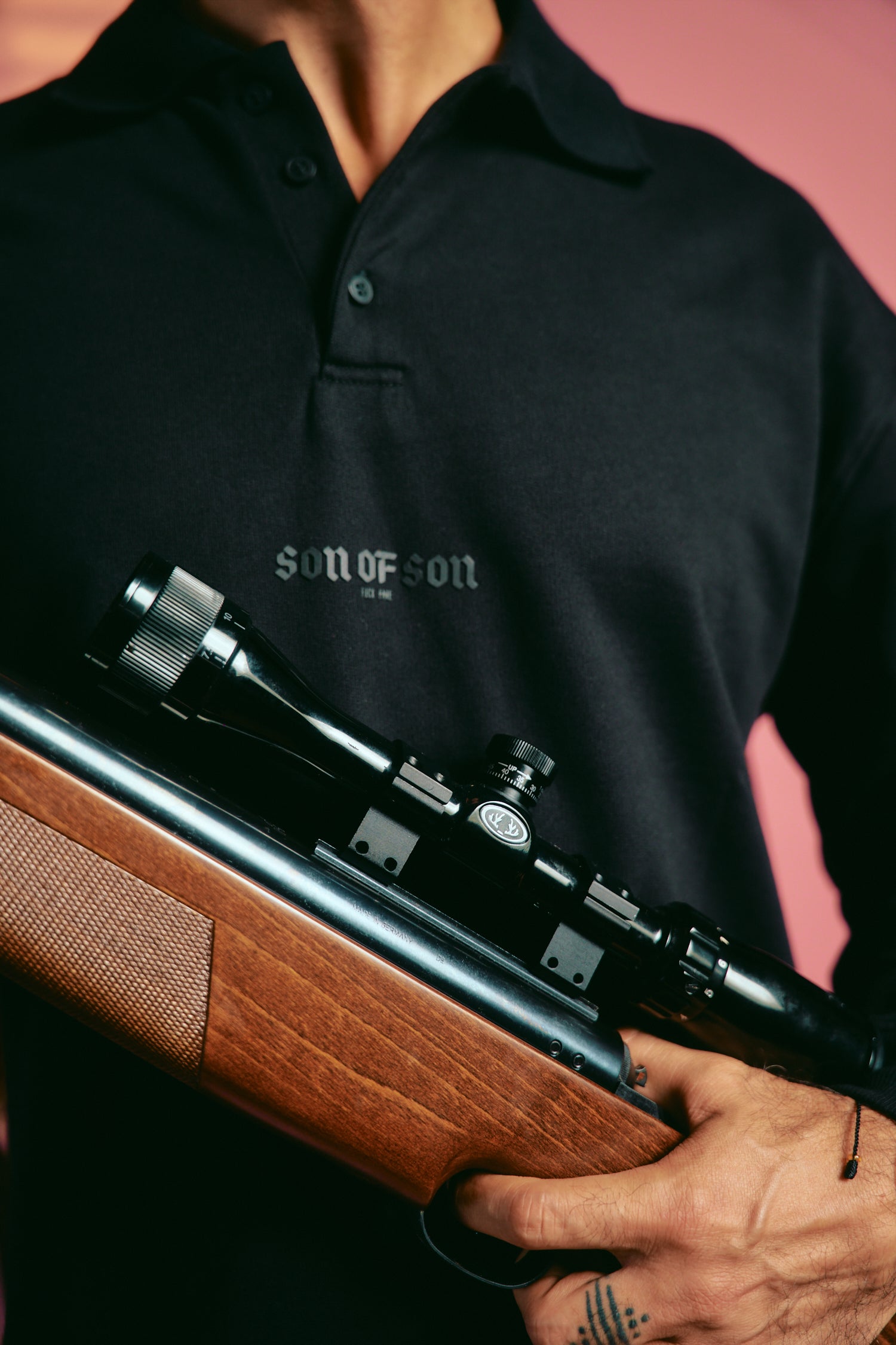 Trust Polo Sweater — Black