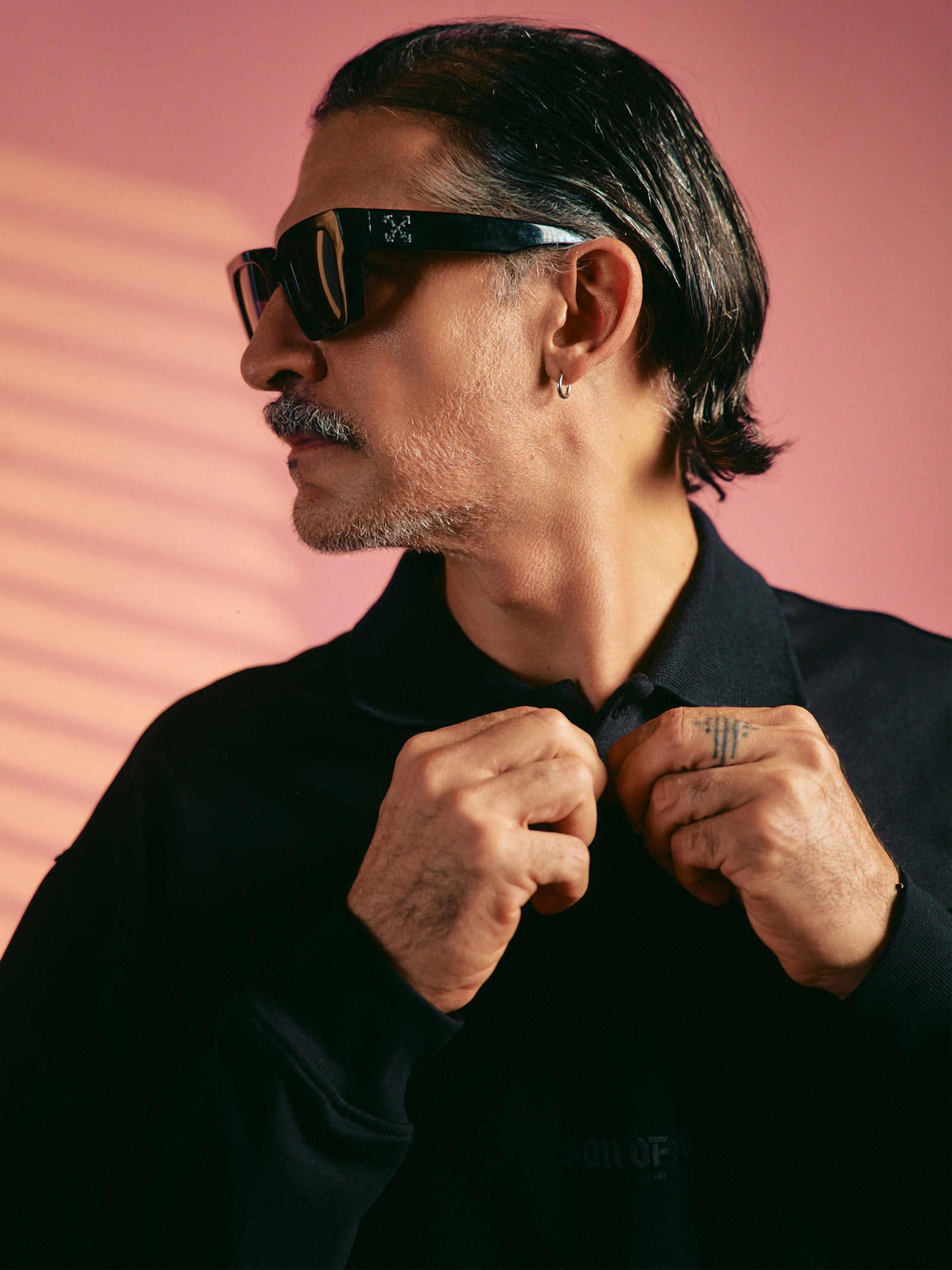 Trust Polo Sweater — Black