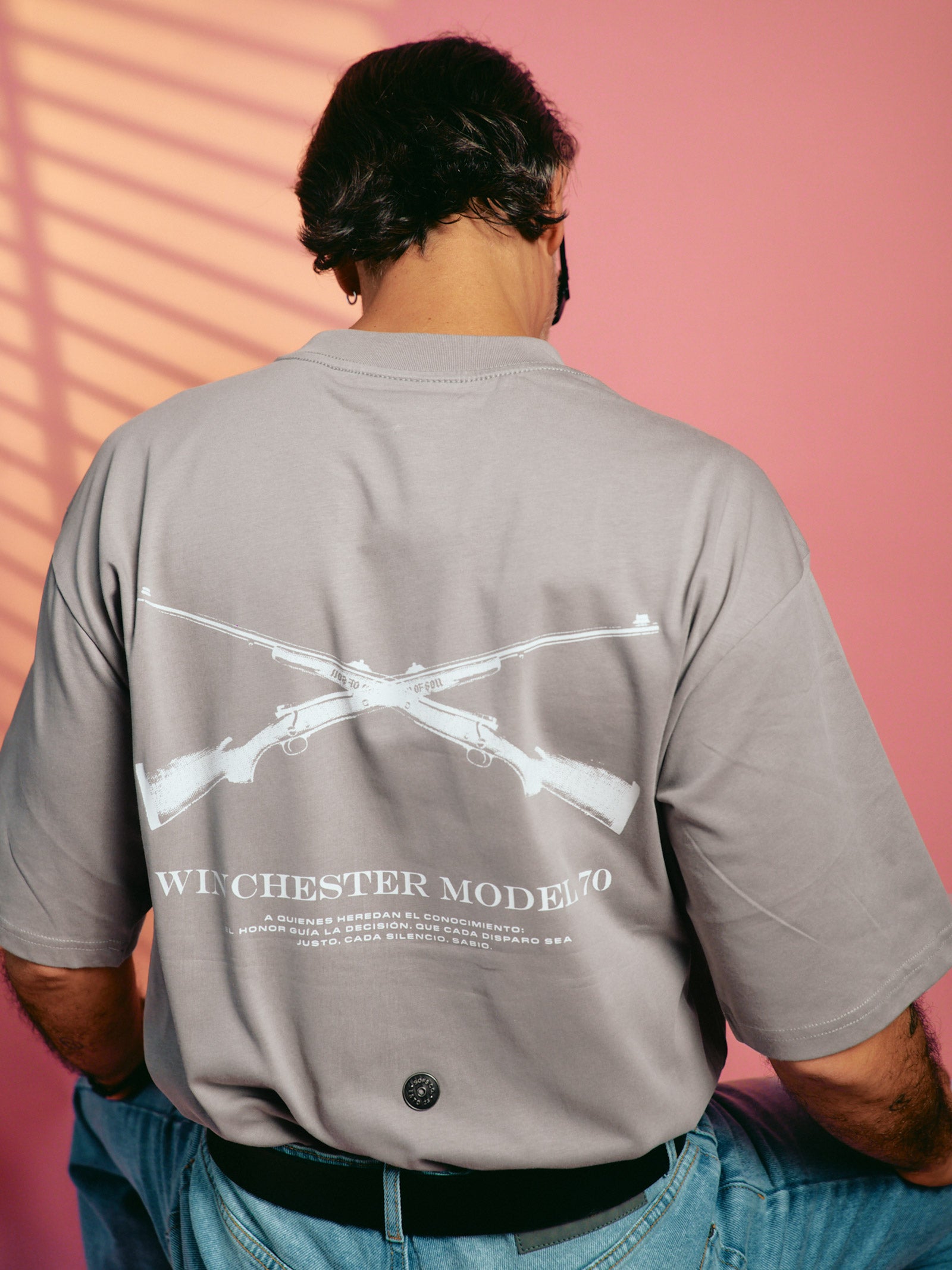 Model 70 Oversized T-Shirt — Grey