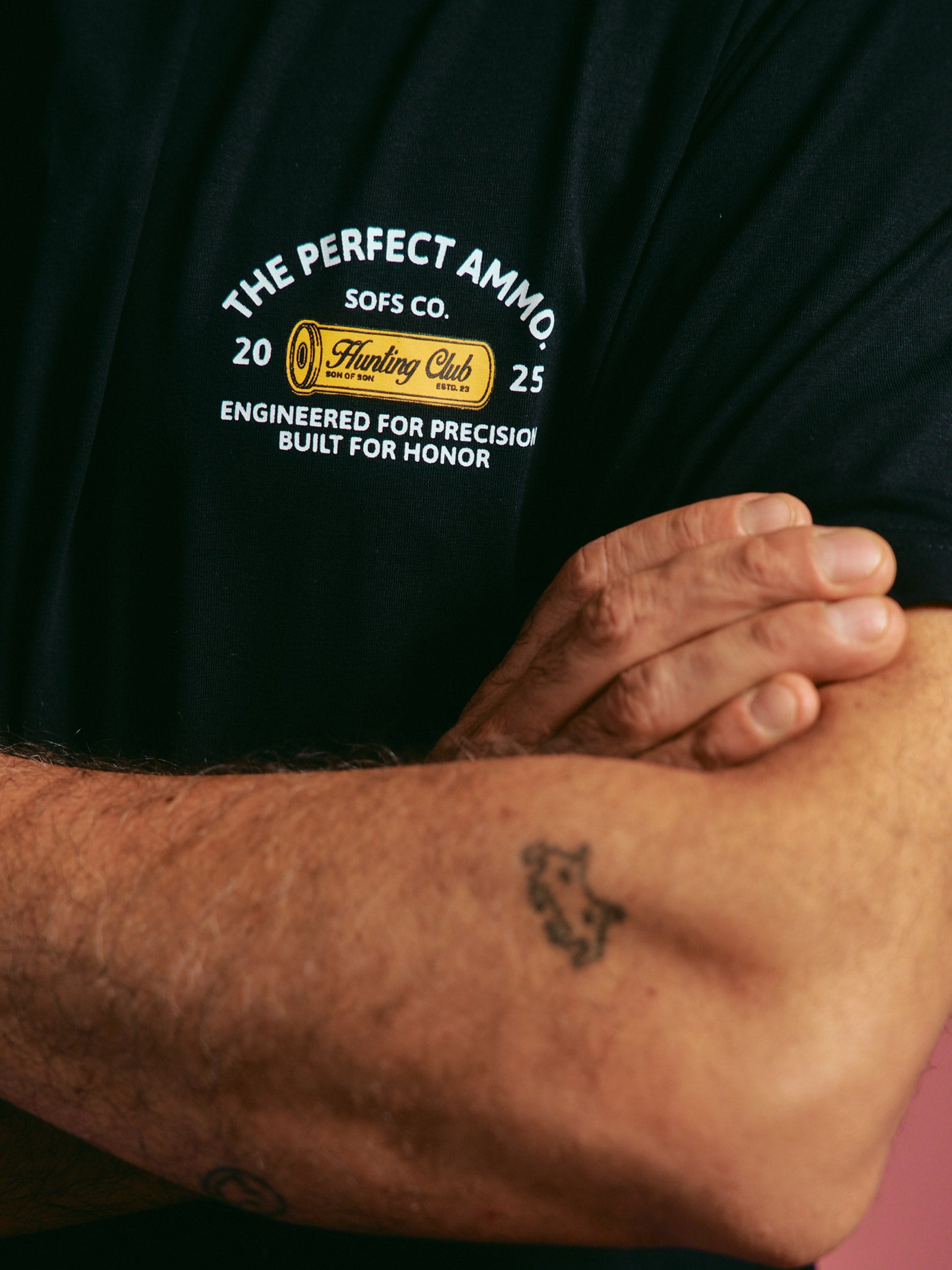 Hunting Club Regular T-Shirt — Black