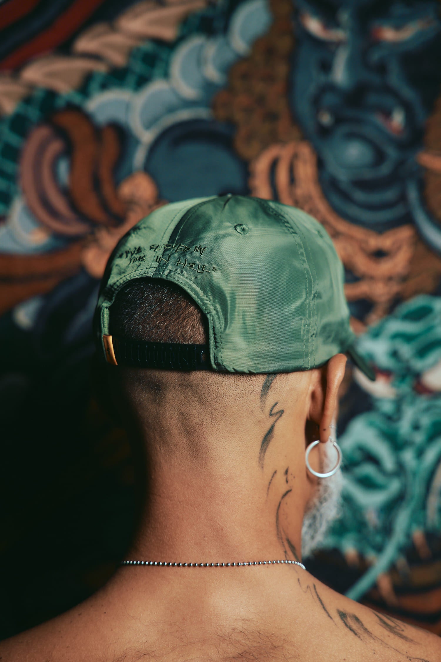 Cap tactical green sofs