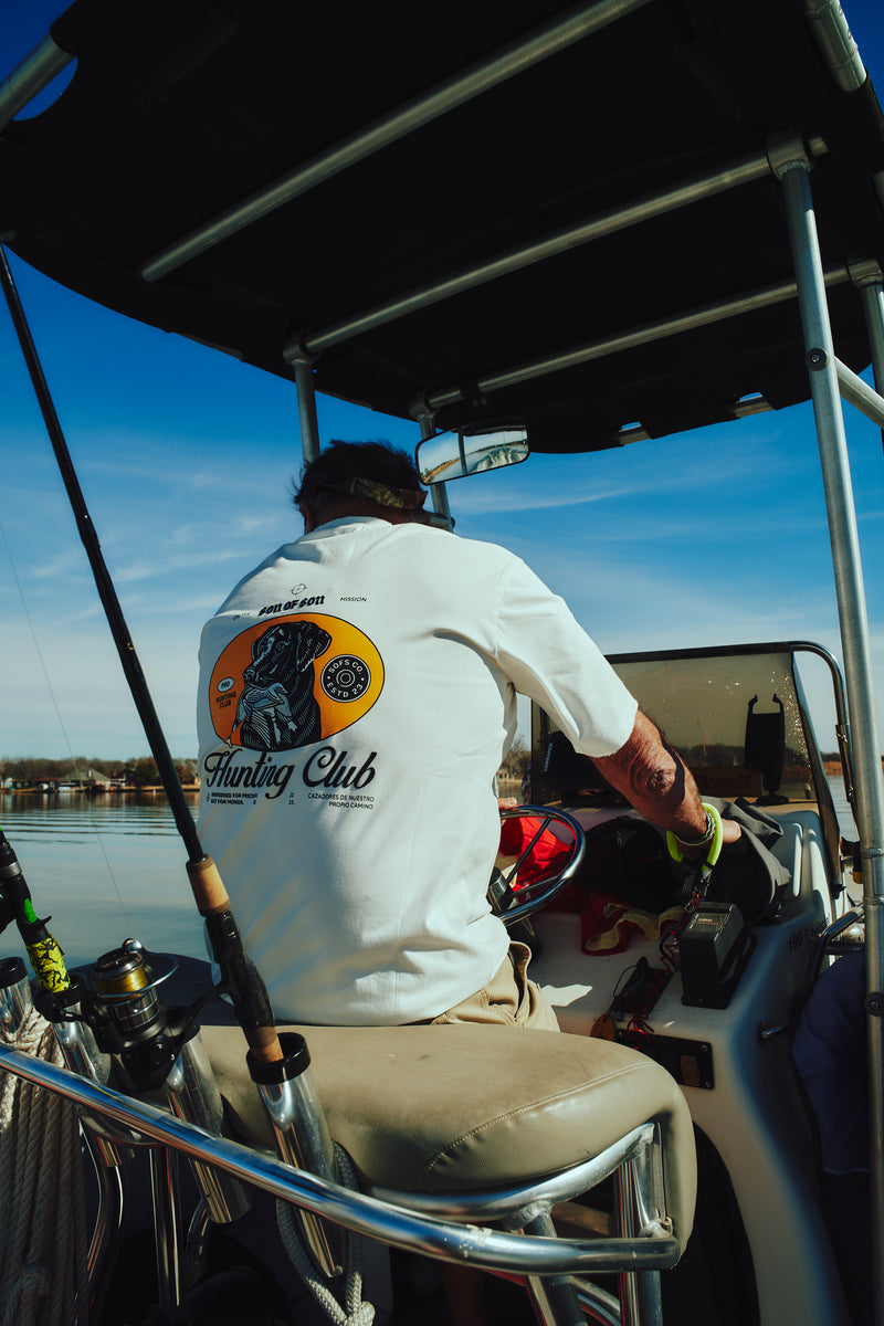 Hunting Club Oversized T-Shirt  — White — vista 9