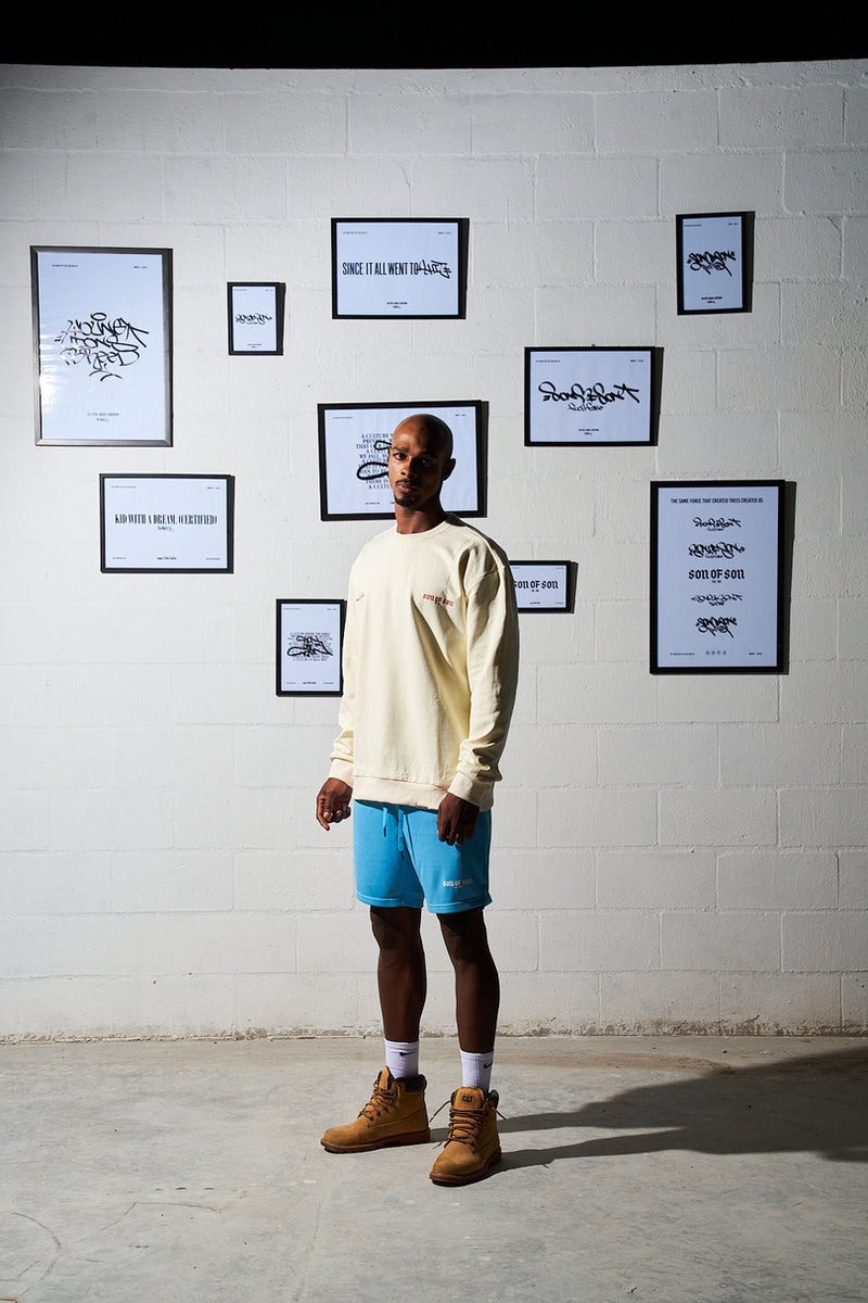 SOFS Sweat Short — Sky Blue — vista 3