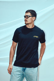 Regular fit black sofs classic racing