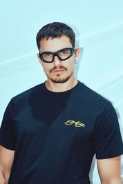 Regular fit black sofs classic racing