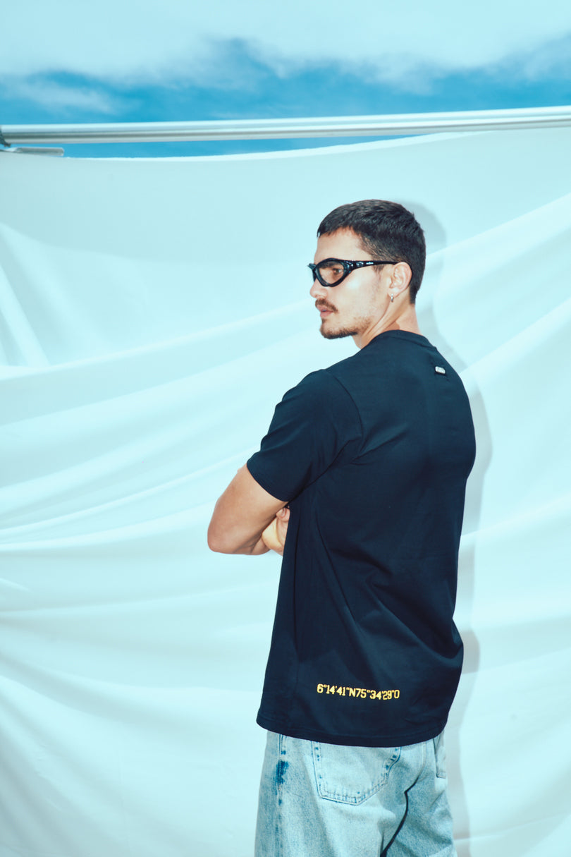 Regular fit black sofs classic racing