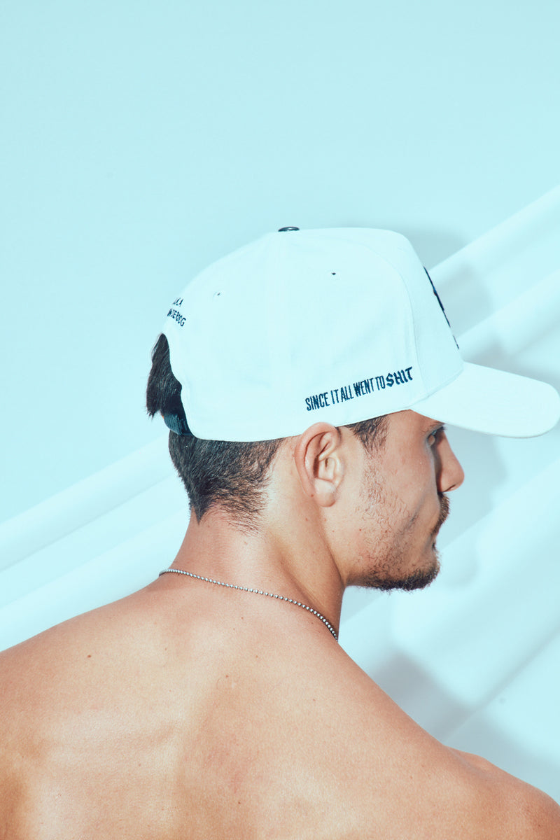 5OF5 Cap — White — vista 4