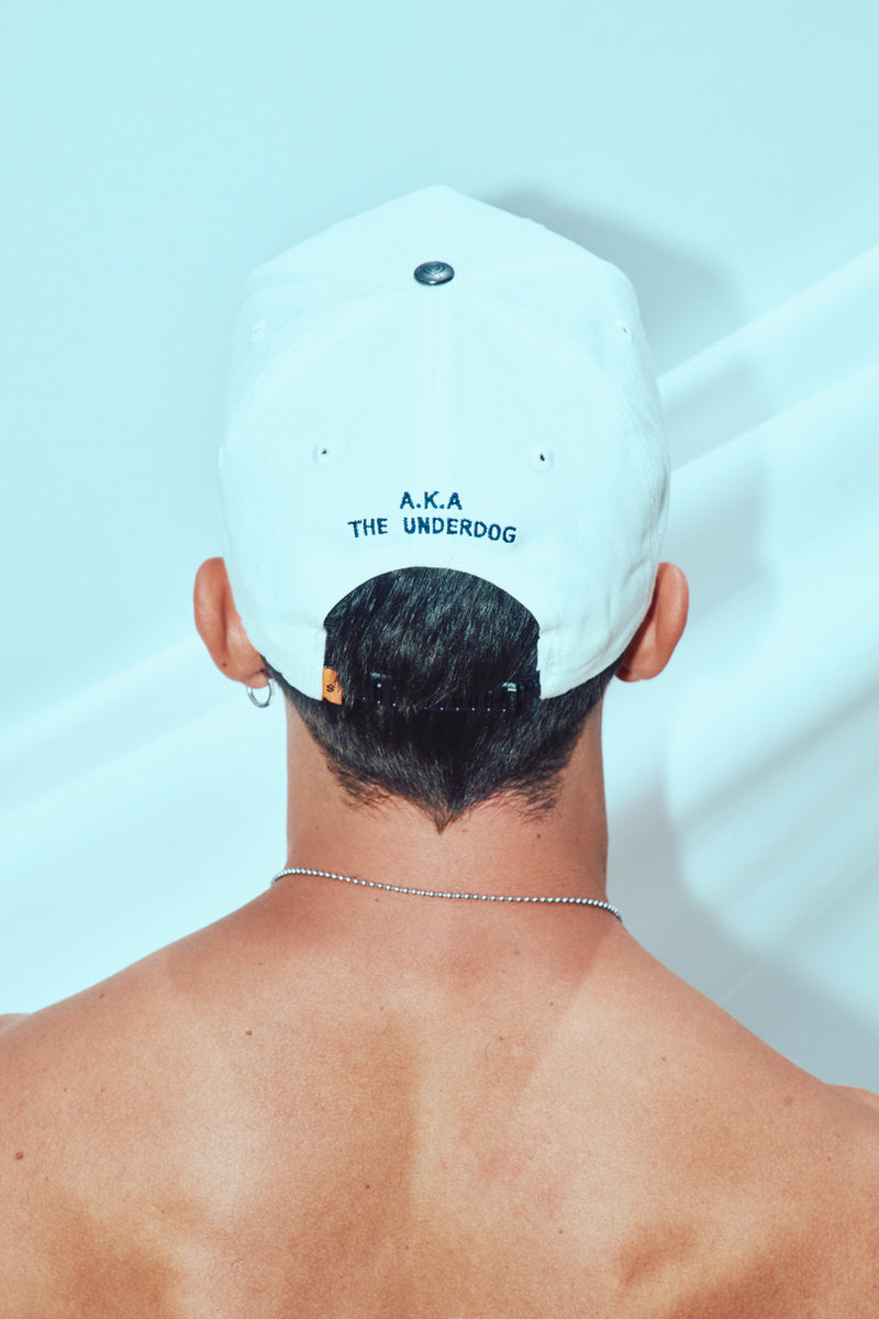 5OF5 Cap — White — vista 3