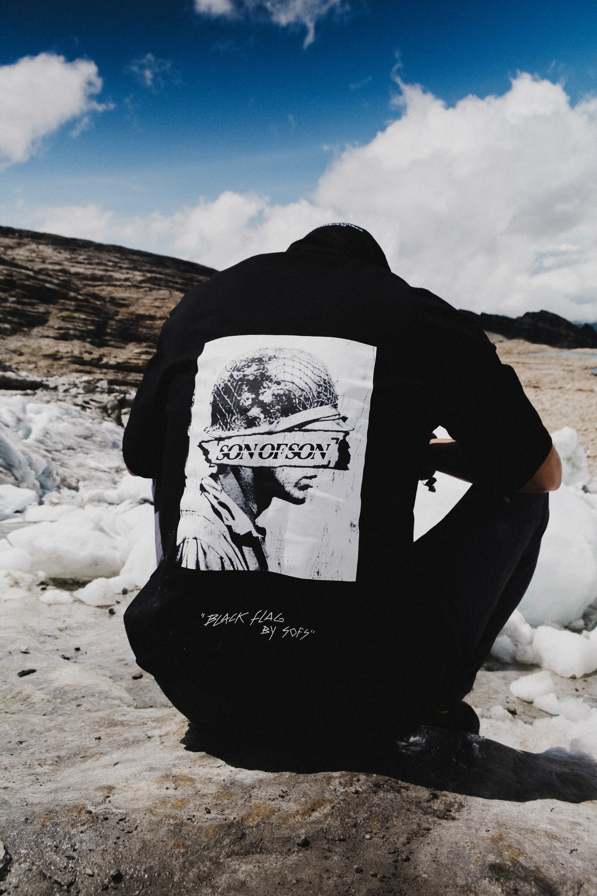High Ground Oversized T-Shirt — Black
