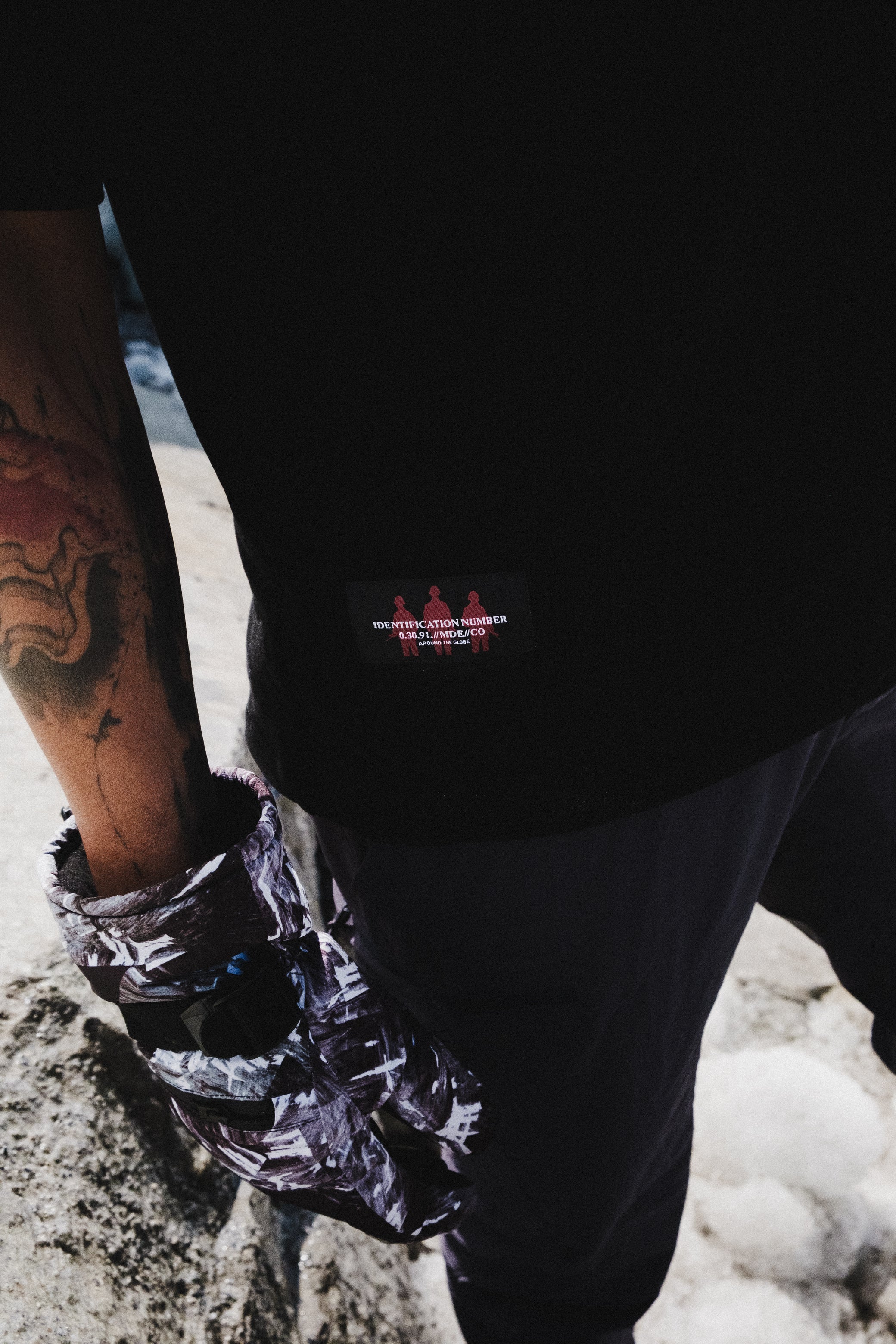 High Ground Oversized T-Shirt — Black