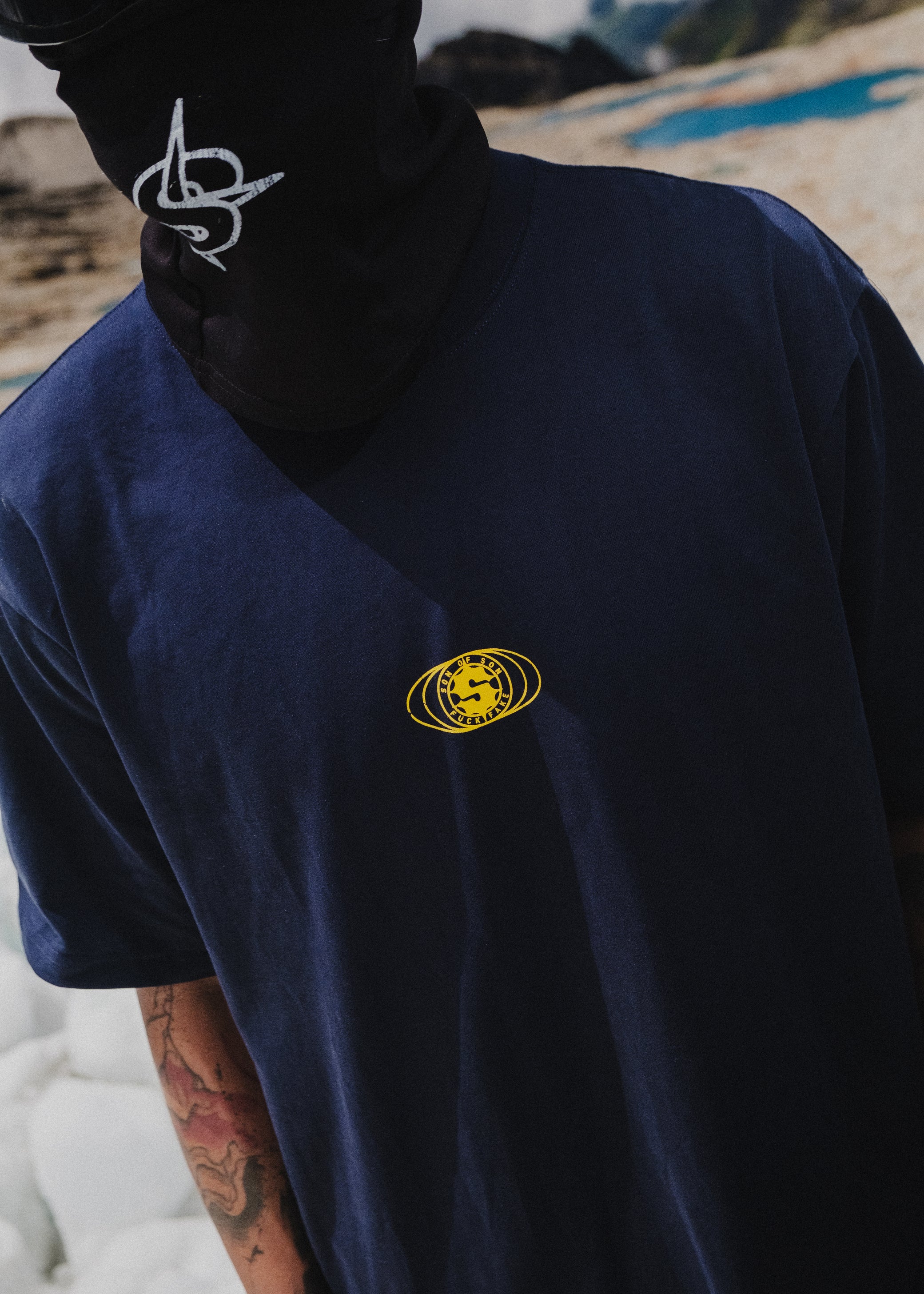 SOFS Oversized Tee — Blue Navy — vista 5