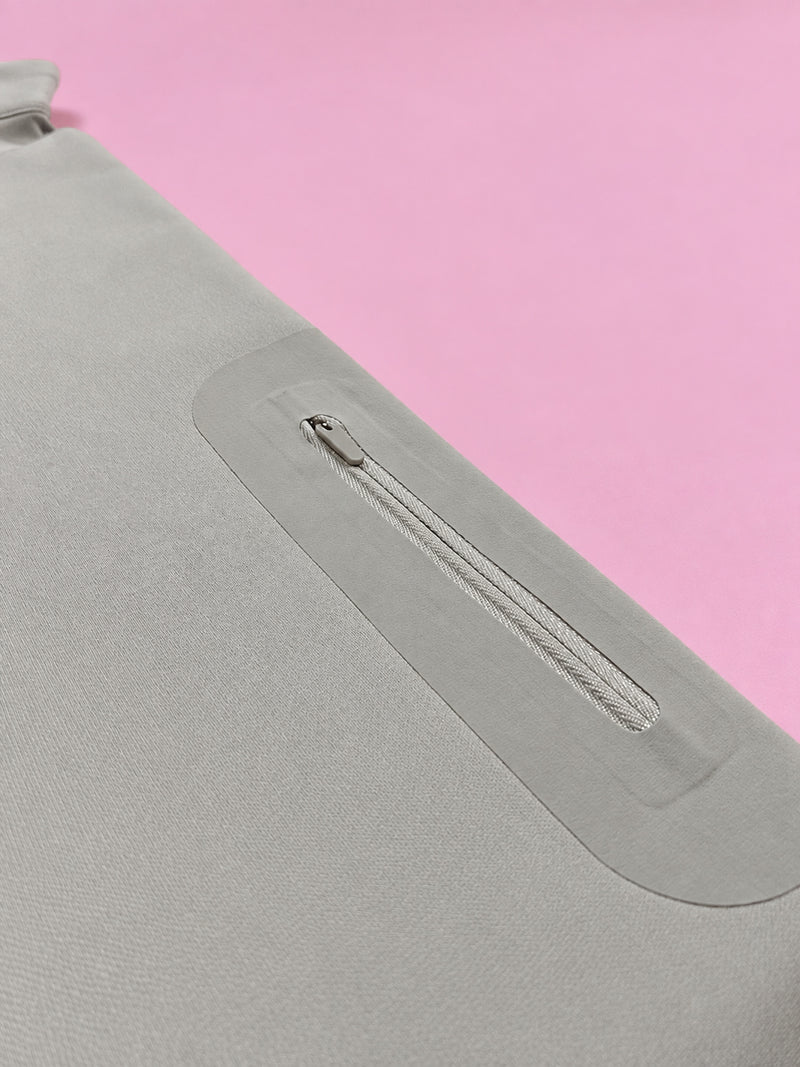 Pulse Quarter Zip — Grey